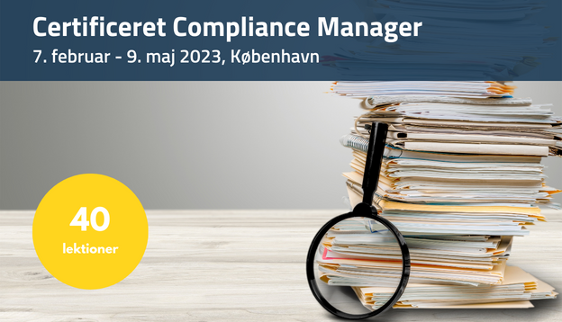Certificeret Compliance Manager: Tilmeld dig nu og få 10 procent rabat